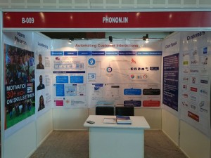 Phonon.in booth at Vibrant Gujarat Startup Summit 2016